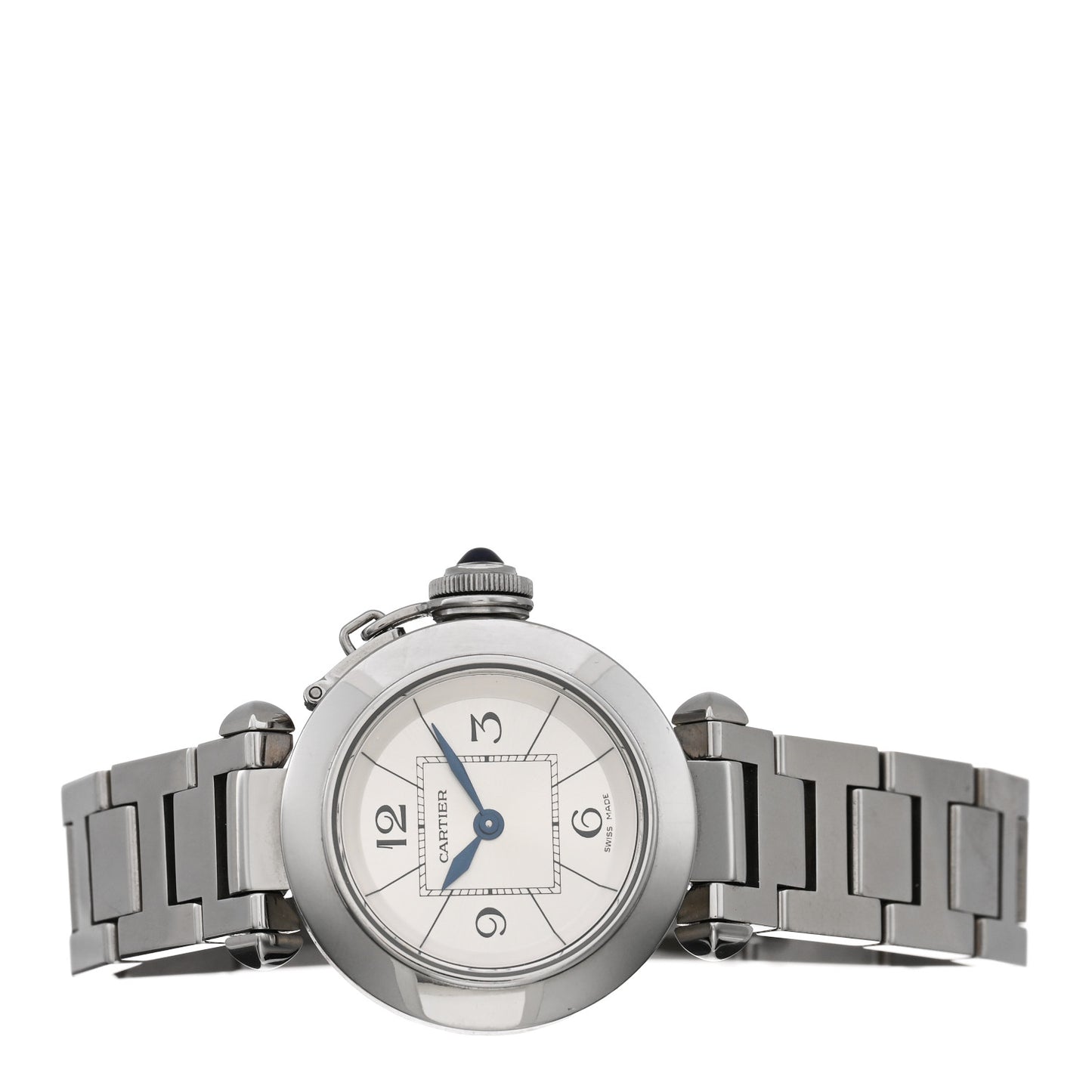 Stainless Steel 27mm Miss Pasha Quartz Watch Silver