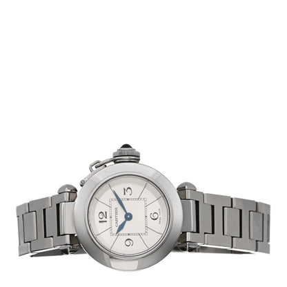 Cartier Stainless Steel 27mm Miss Pasha Quartz Watch Silver 2 of 5