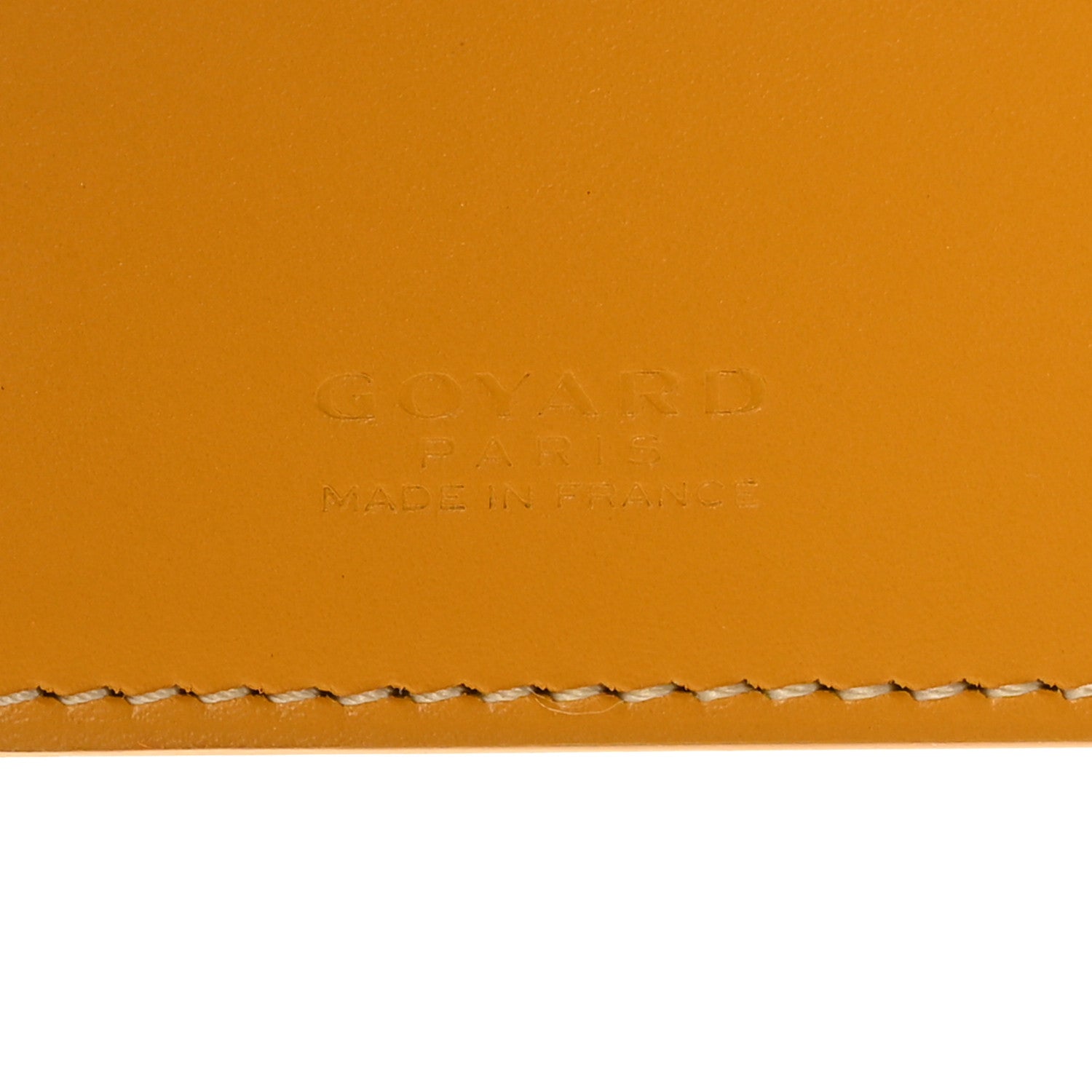 Goyard Goyardine Passport Wallet Yellow 5 of 6