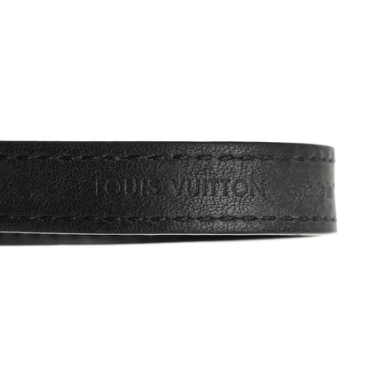 Louis Vuitton Leather Double Wrap Bracelet Black 4 of 8