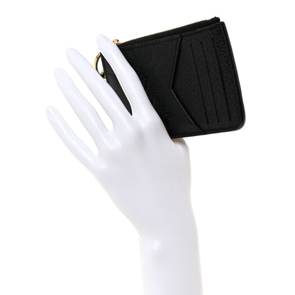 Louis Vuitton LOUIS VUITTON Empreinte Monogram Zipped Romy Card Holder Black 2 of 6