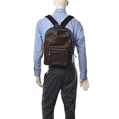 Louis Vuitton Monogram Macassar Josh Backpack 2 of 13