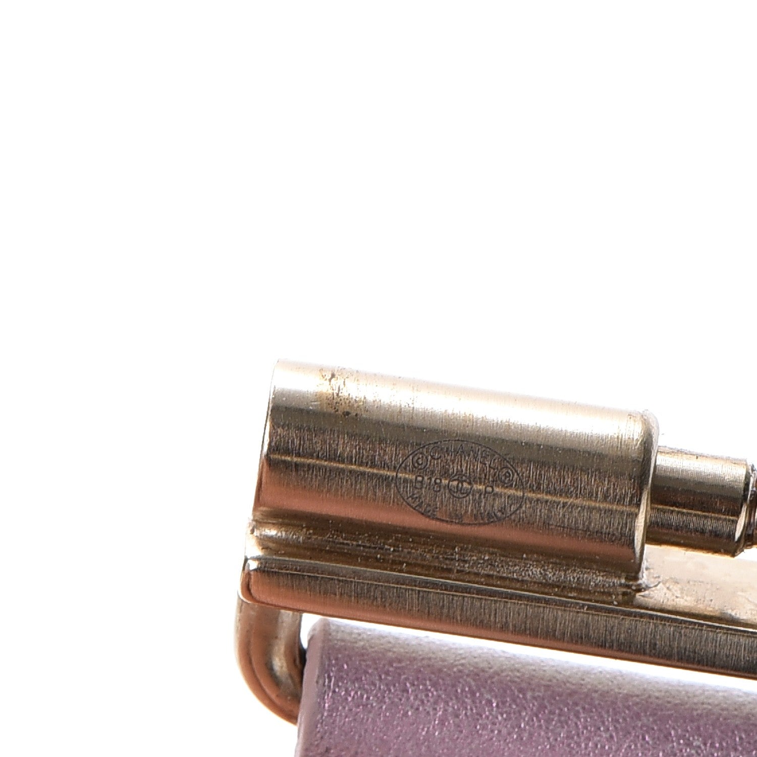 Chanel Calfskin CC Wide Cuff M Lilac 4 of 7