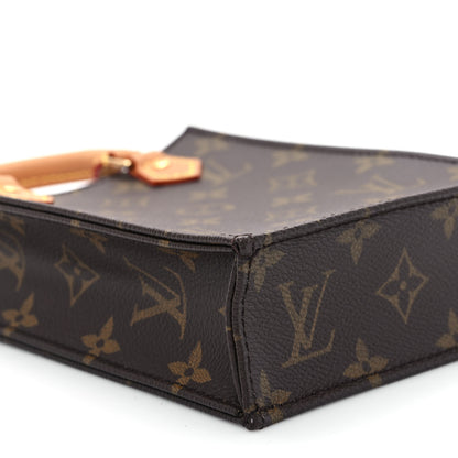 Louis Vuitton Monogram Petit Sac Plat 8 of 9