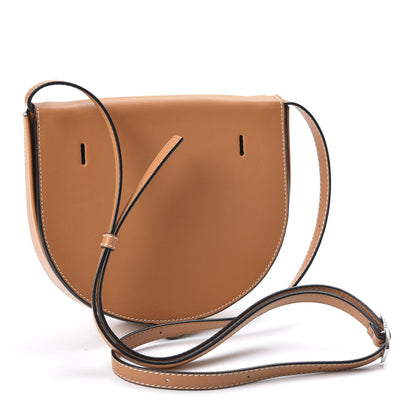 Loewe Soft Calfskin Heel Mini Saddle Bag Amber 2 of 9