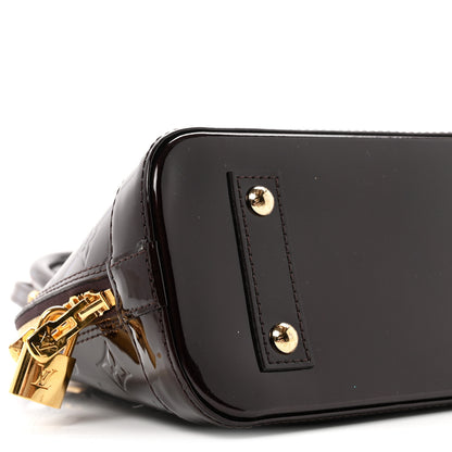 Louis Vuitton Vernis Alma BB Amarante 9 of 10