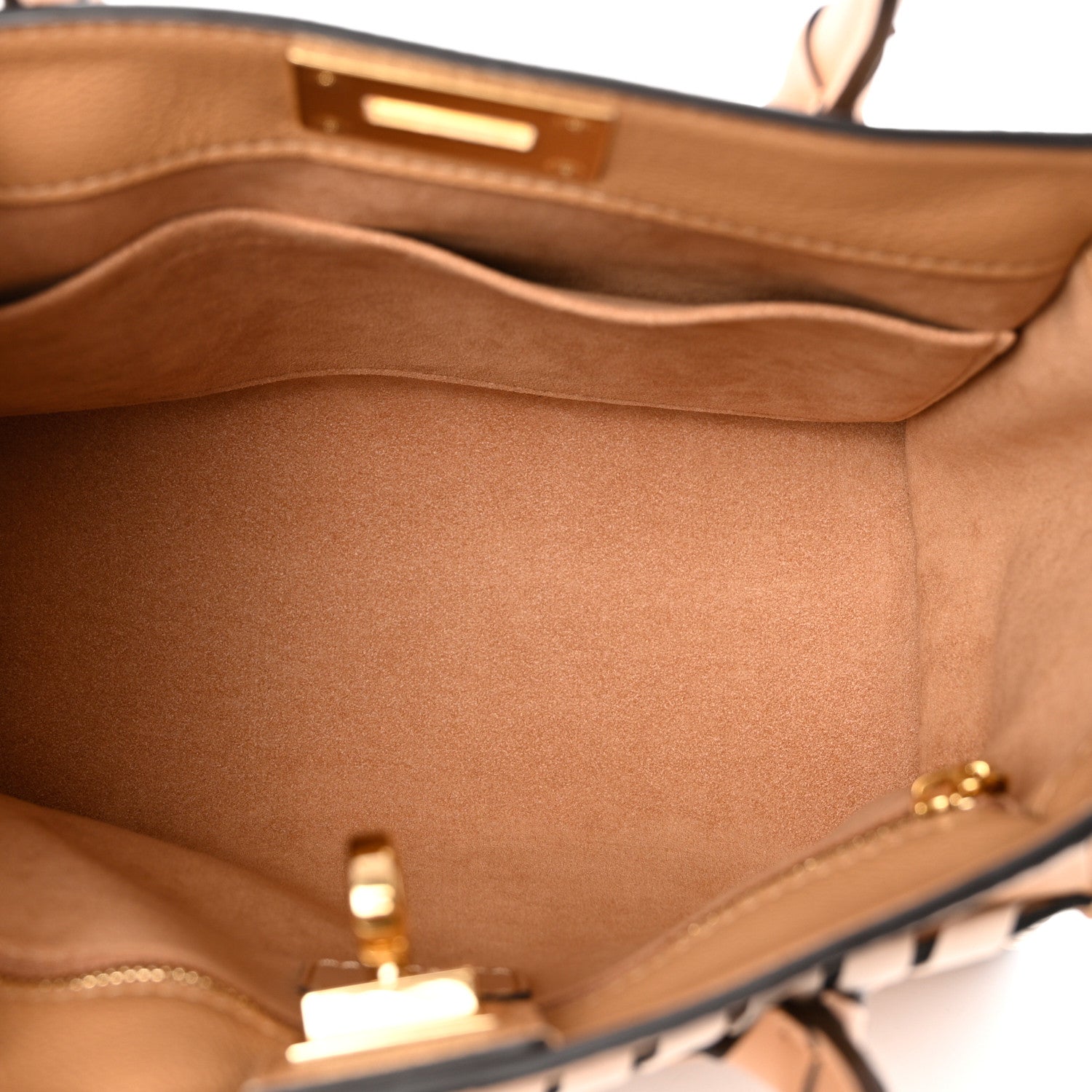 Louis Vuitton Calfskin Mahina Braided On My Side PM Arizona Brown 5 of 8