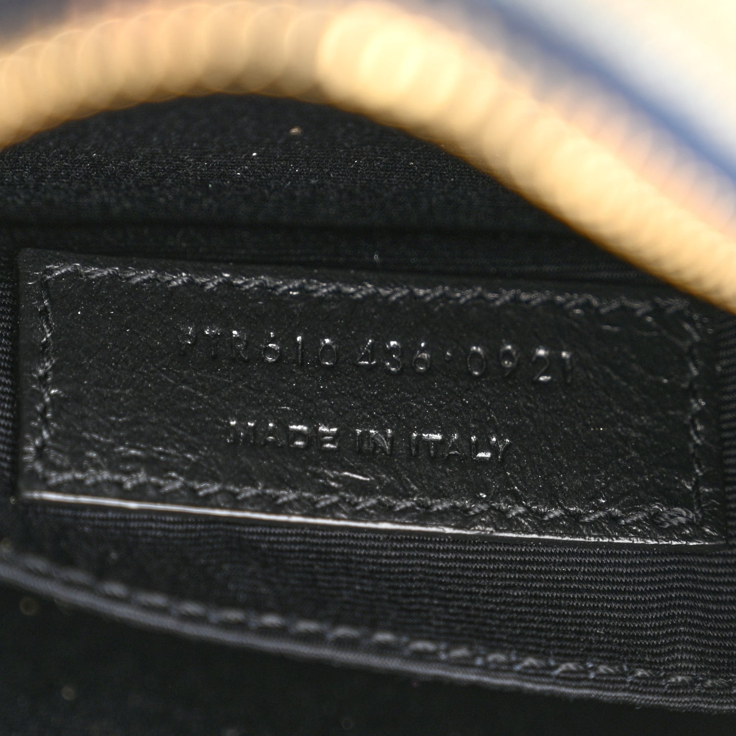 Denim Quilted Monogram Round Crossbody Bag Rodeo Blue