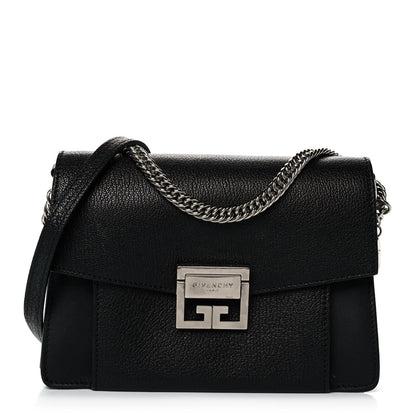 Givenchy Sugar Goatskin Small GV3 Shoulder Bag Black 1 of 10