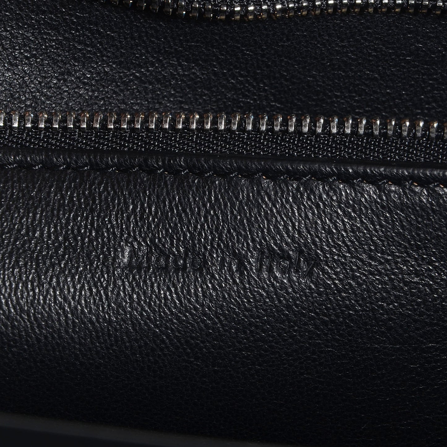Calfskin Medium Bi-Color Edge Shoulder Bag Almond