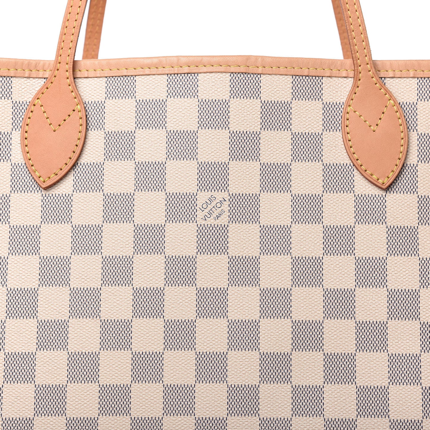Damier Azur Neo Neverfull MM Rose Ballerine