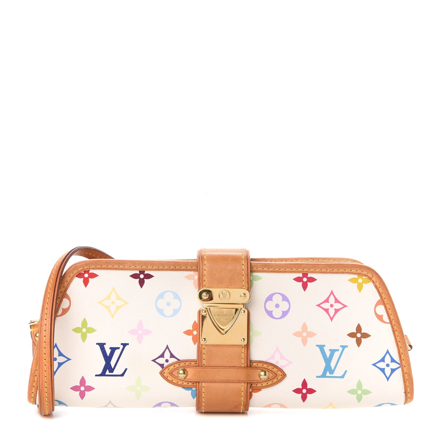 Louis Vuitton Monogram Multicolor Shirley White 1 of 8