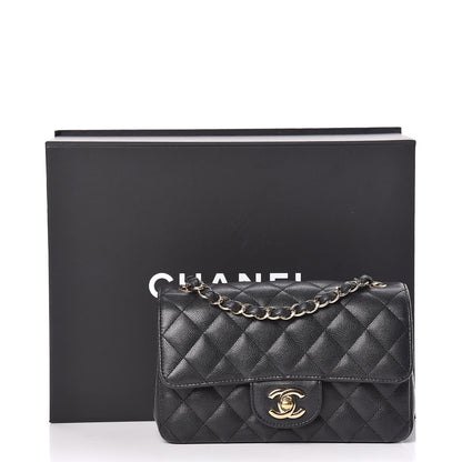 Chanel Caviar Quilted Mini Rectangular Flap Black 12 of 12