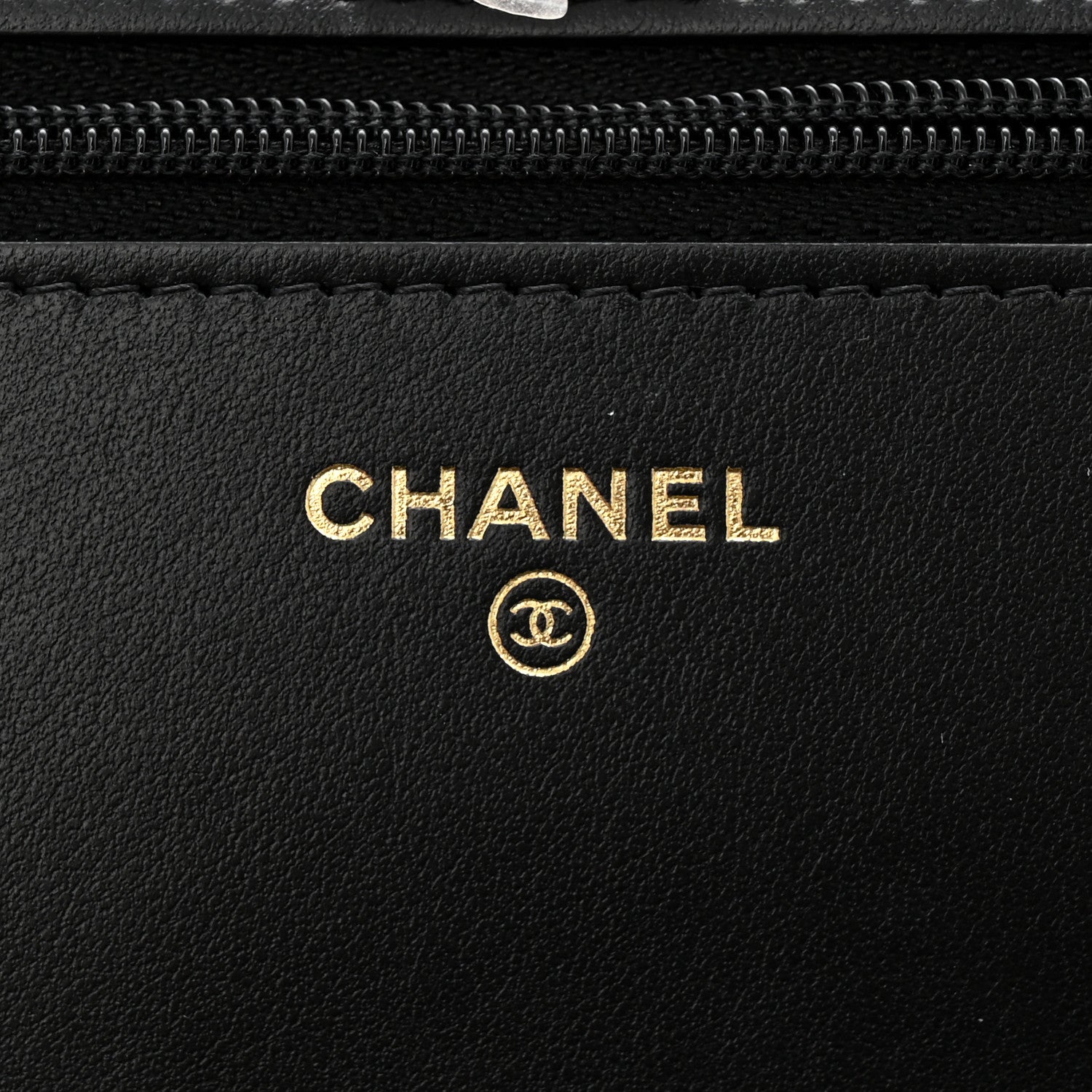 Chanel Pearly Caviar Quilted Fit For You Wallet On Chain WOC Black 6 of 11