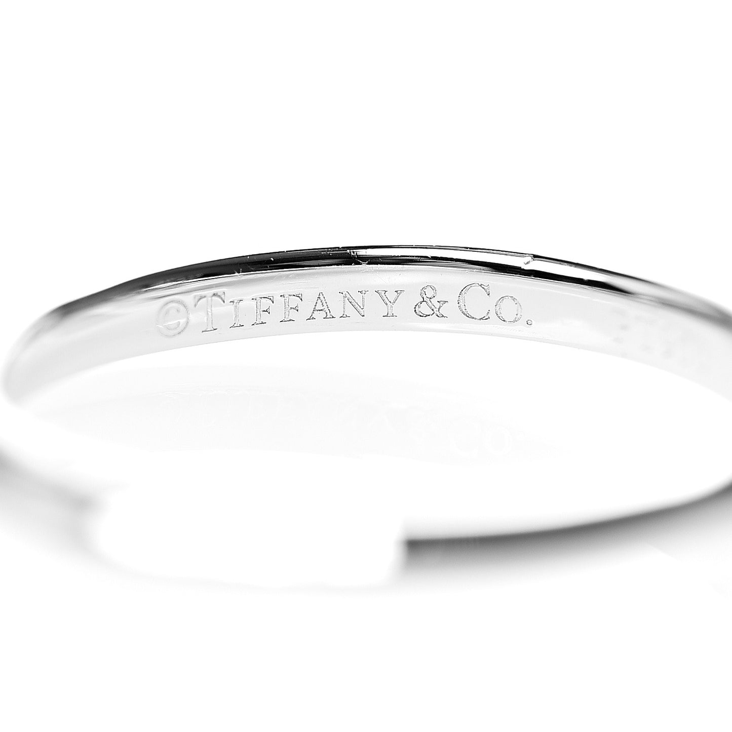 Platinum Diamond .21ct Solitaire Engagement Ring 48 4.5