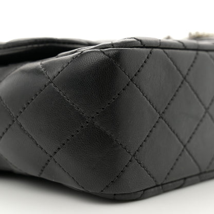Chanel Lambskin Medium Westminster Pearl Flap Black 9 of 11