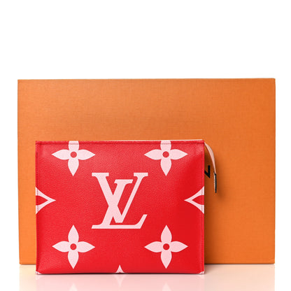 Louis Vuitton Monogram Giant Toiletry Pouch 26 Rouge 10 of 10