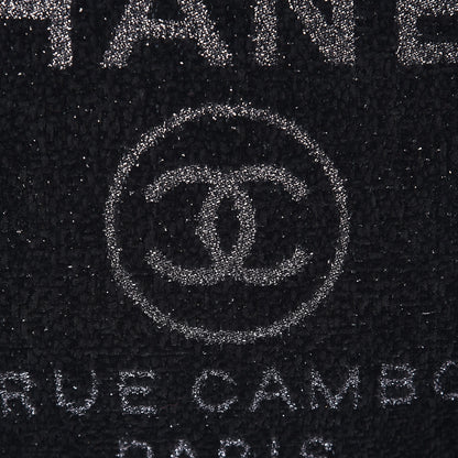 Chanel Lurex Boucle Medium Deauville Tote Black 8 of 11