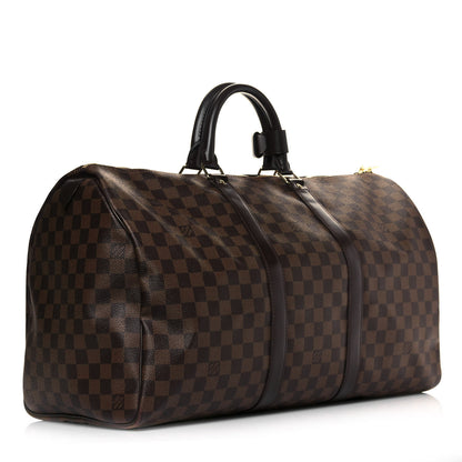 Louis Vuitton Damier Ebene Keepall 50 3 of 14