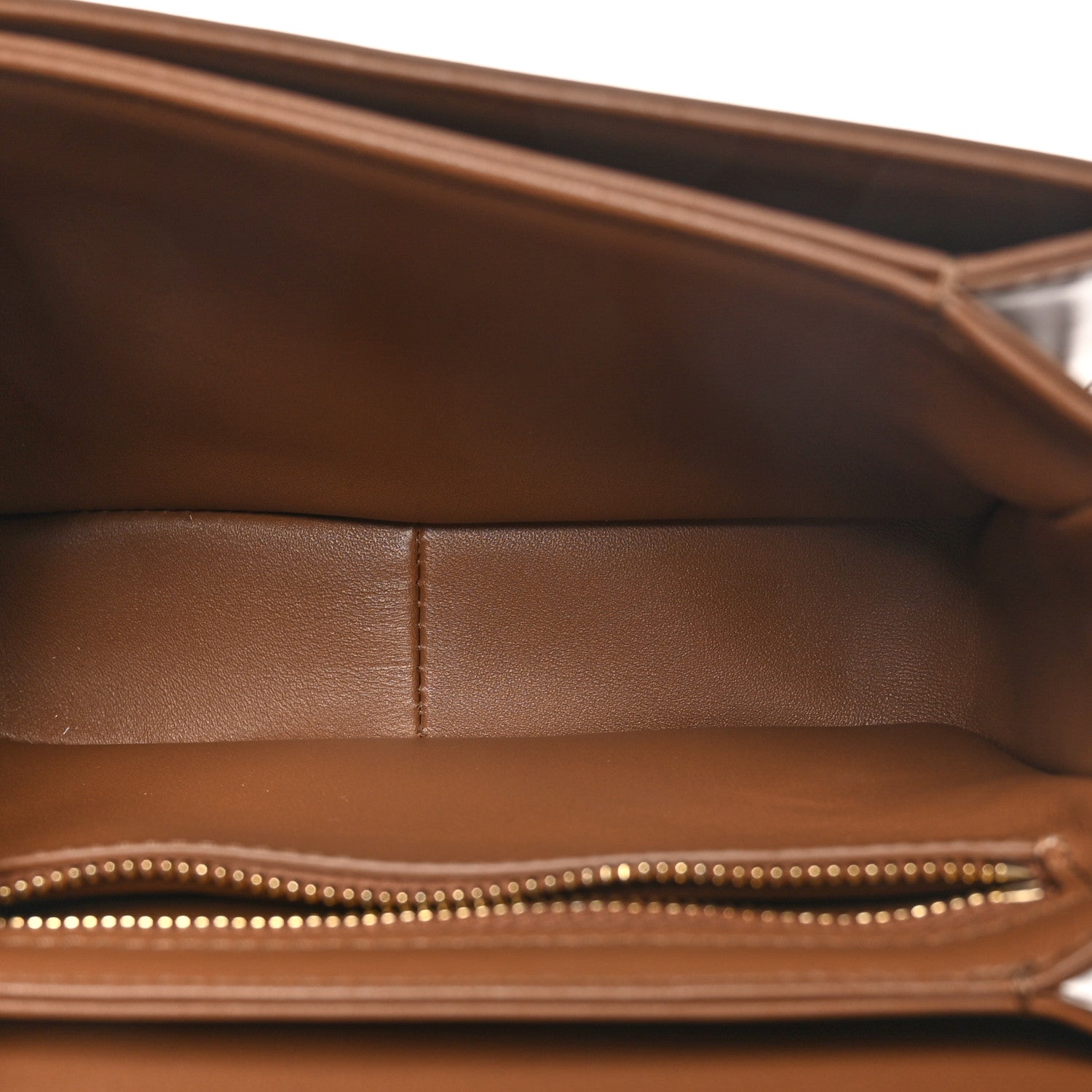 Celine Shiny Calfskin Teen Triomphe Bronze 5 of 9