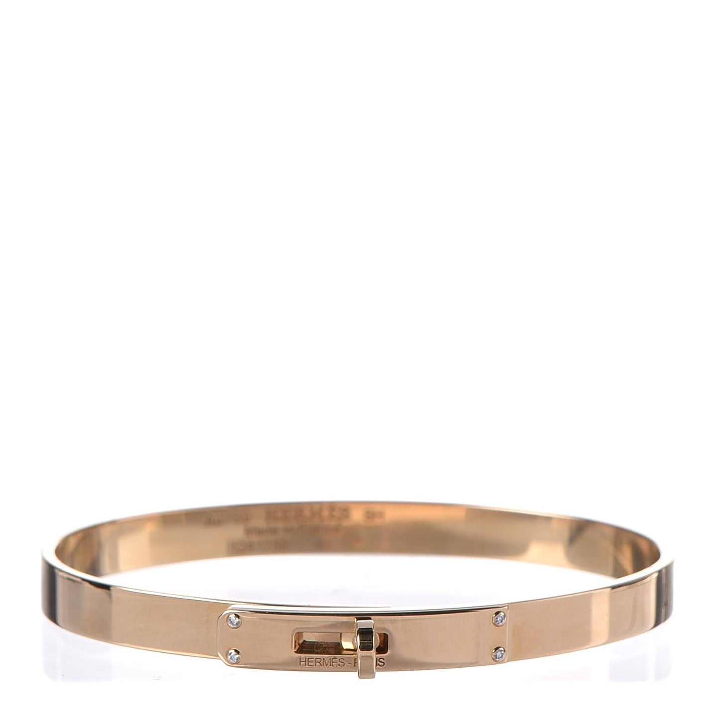 18K Yellow Gold Diamond PM Kelly Bracelet SH