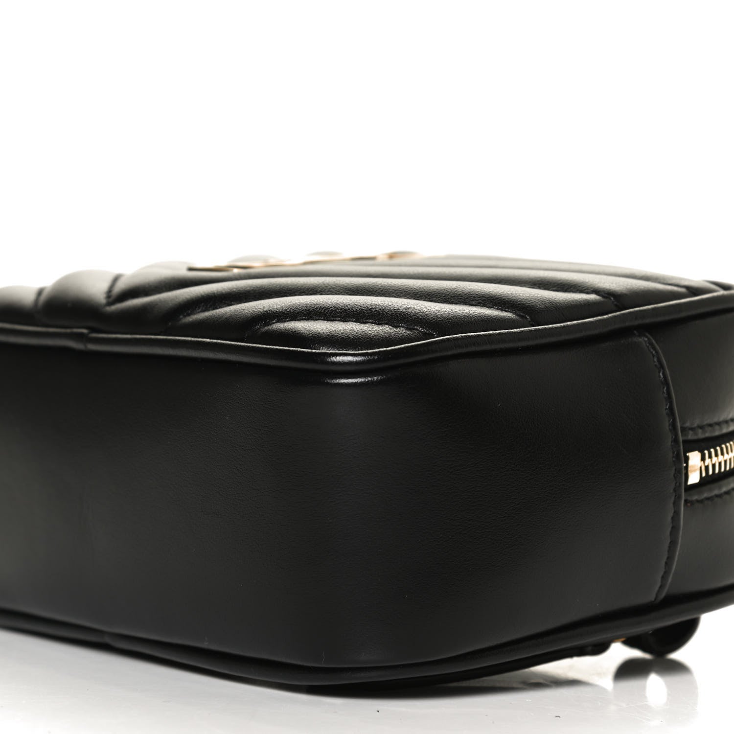 Saint Laurent Calfskin Matelasse Monogram Lou Belt Bag Black 10 of 12