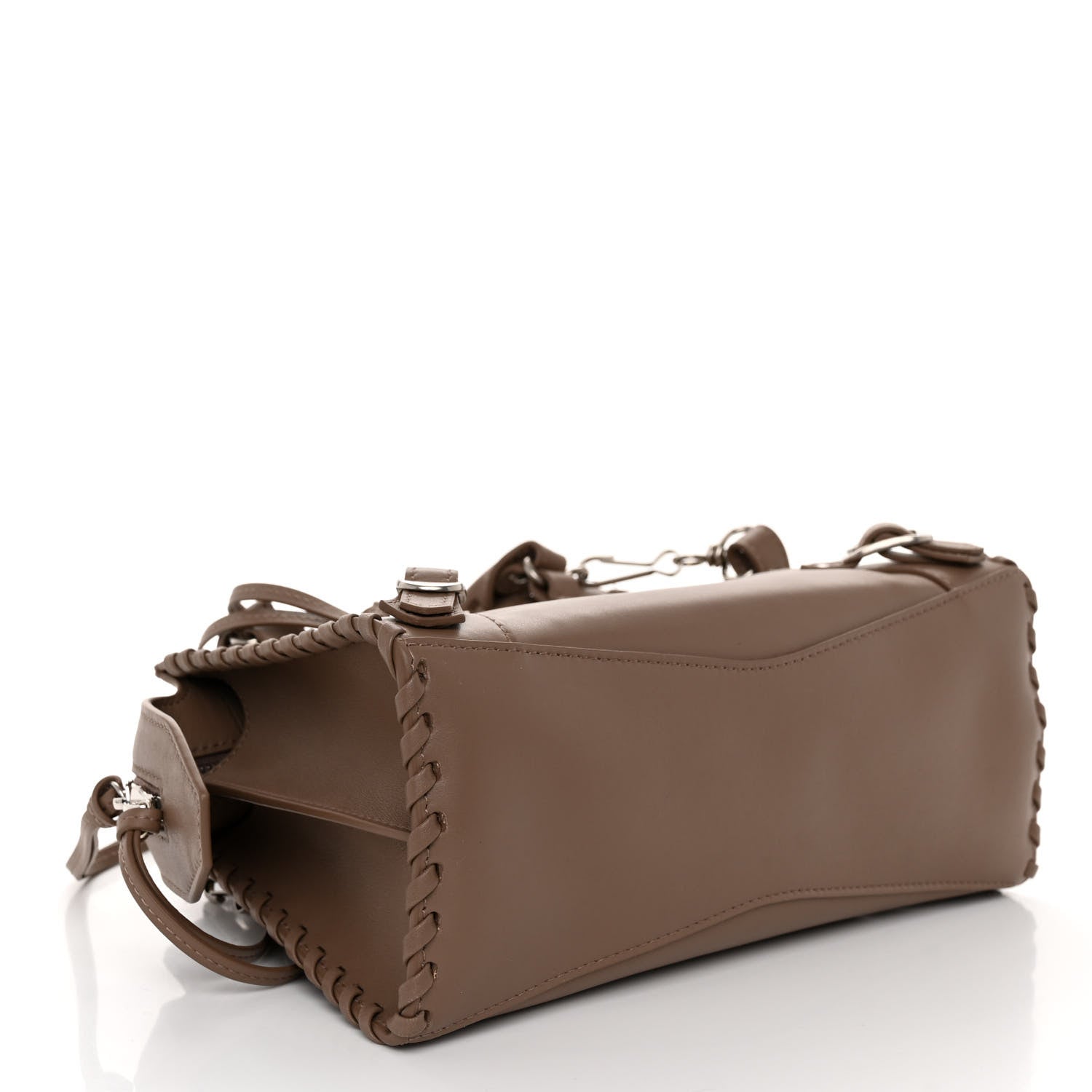 Balenciaga Smooth Calfskin Silver Hardware XS Neo Classic City Dark Mink Grey 4 of 9