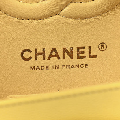 Chanel Caviar Quilted Small Double Flap Light Yellow 6 of 11