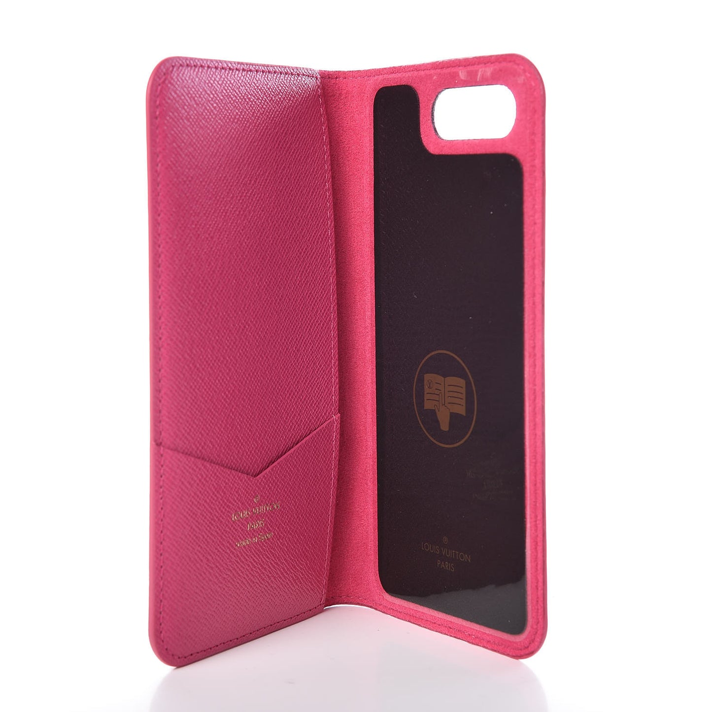 Monogram iPhone 7/8 Plus Folio Case Pink