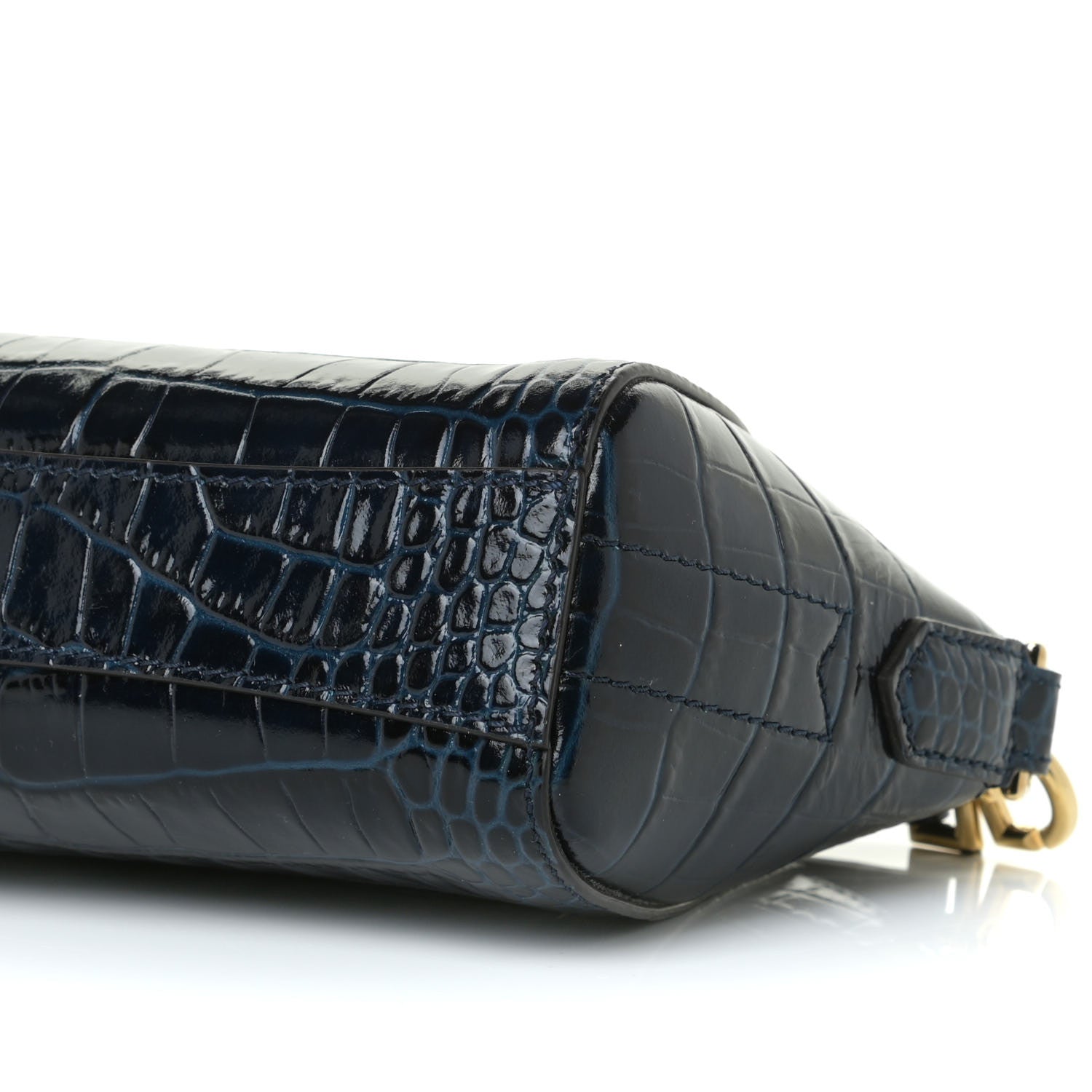 Givenchy Calfskin Crocodile Embossed Nano Antigona Navy 6 of 9