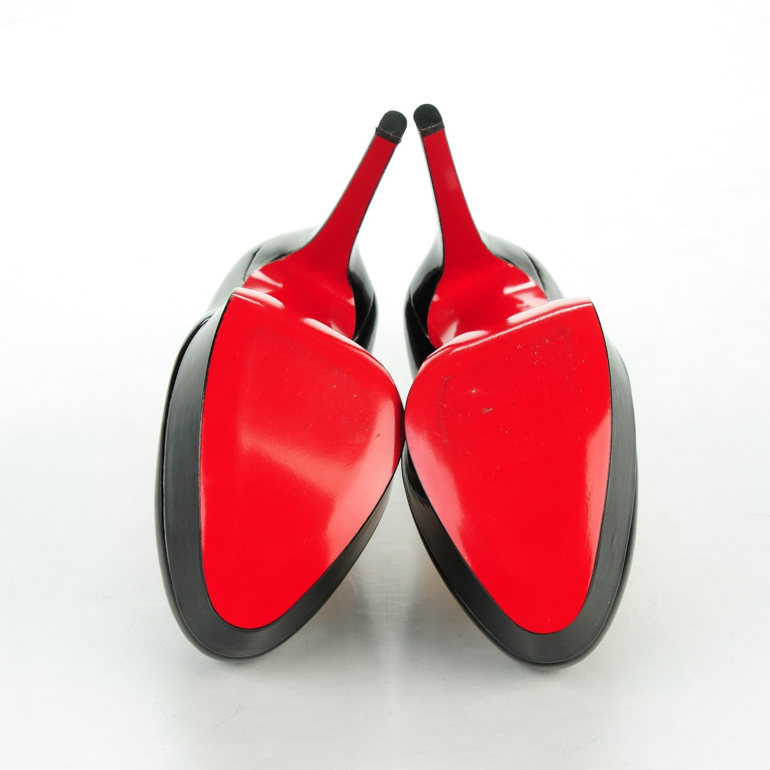 Christian Louboutin Patent Bianca 140 Pumps 37 Black 5 of 6