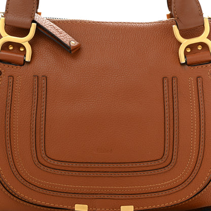 Chloe Calfskin Medium Marcie Satchel Tan 8 of 10