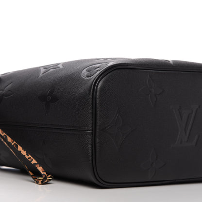 Louis Vuitton Empreinte Monogram Giant Wild At Heart Neverfull MM Black 6 of 9