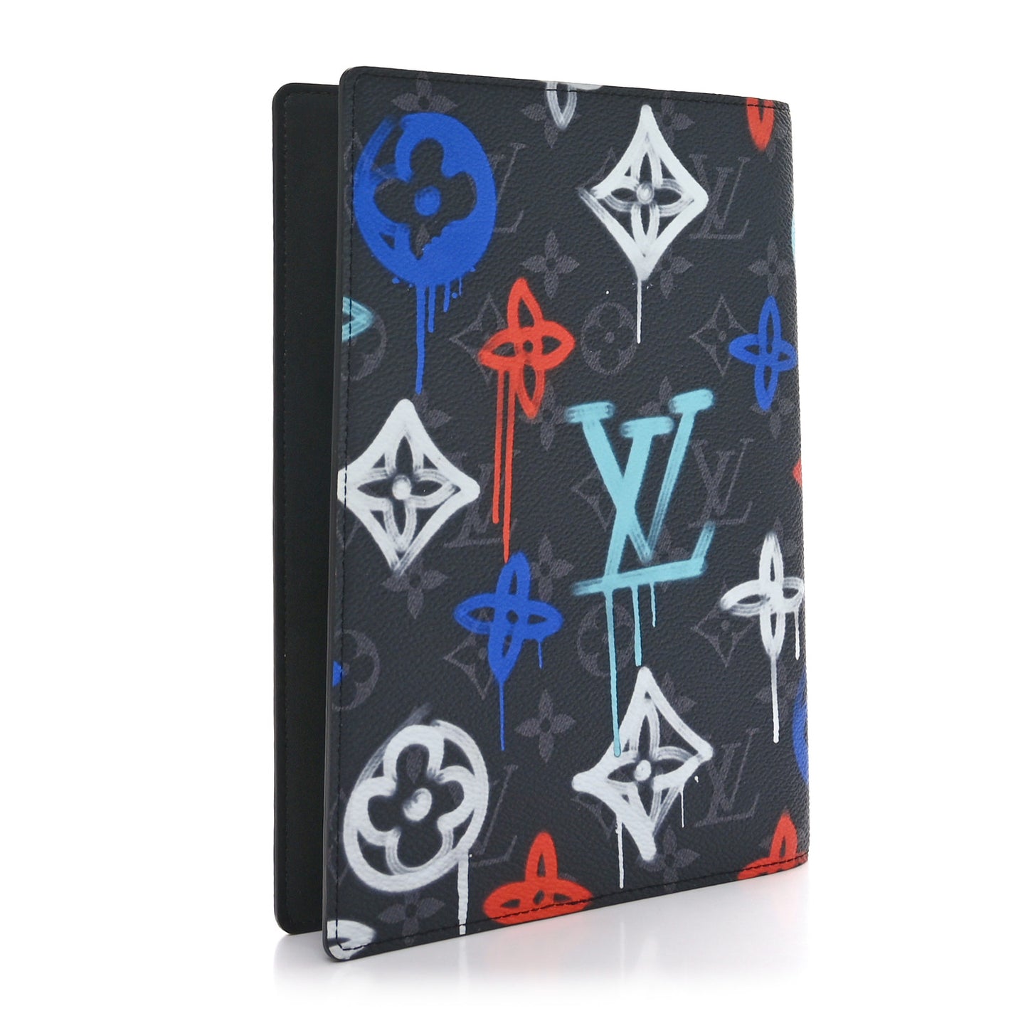 Monogram Eclipse LV Graffiti Auguste Notebook Cover Multicolor