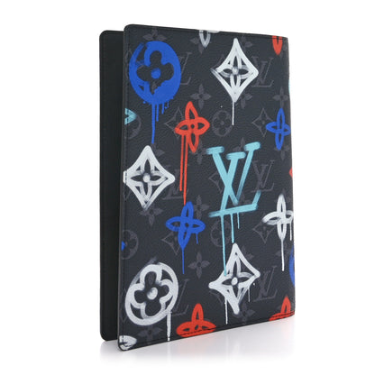 Louis Vuitton Monogram Eclipse LV Graffiti Auguste Notebook Cover Multicolor 3 of 7