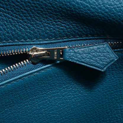 Hermes Togo Kelly Retourne 35 Bleu de Galice 15 of 24