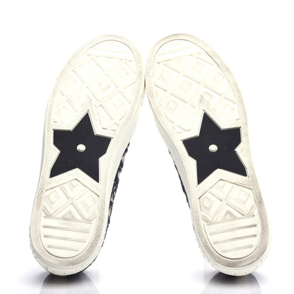 Christian Dior Canvas Oblique Walk'N'Dior Low Top Sneakers 42 Deep Blue 6 of 9