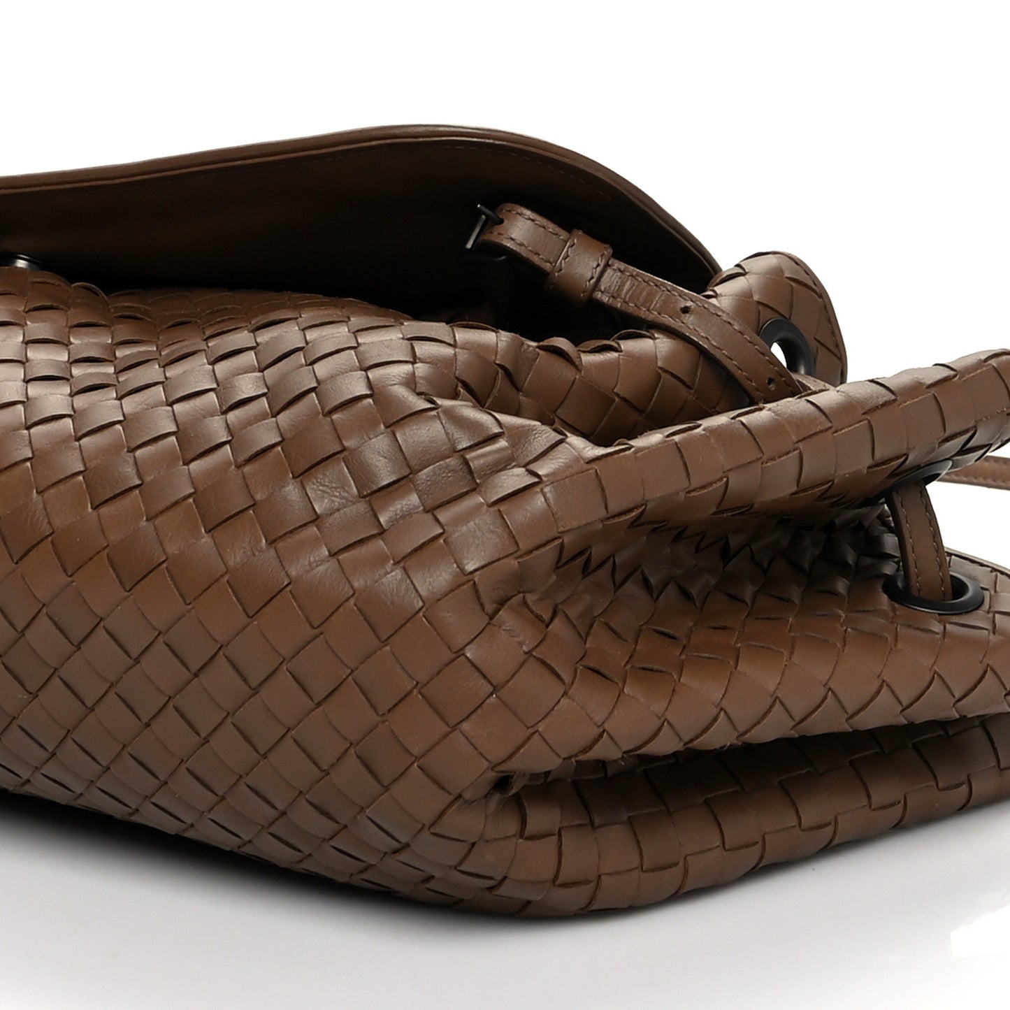 Nappa Intrecciato Messenger Bag Chene