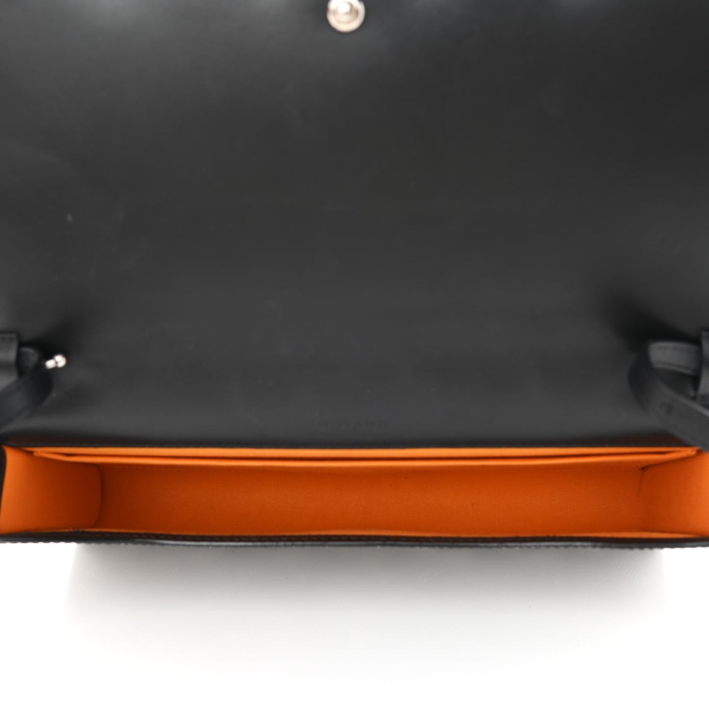 Goyardine Monte Carlo Bois Clutch With Strap Black