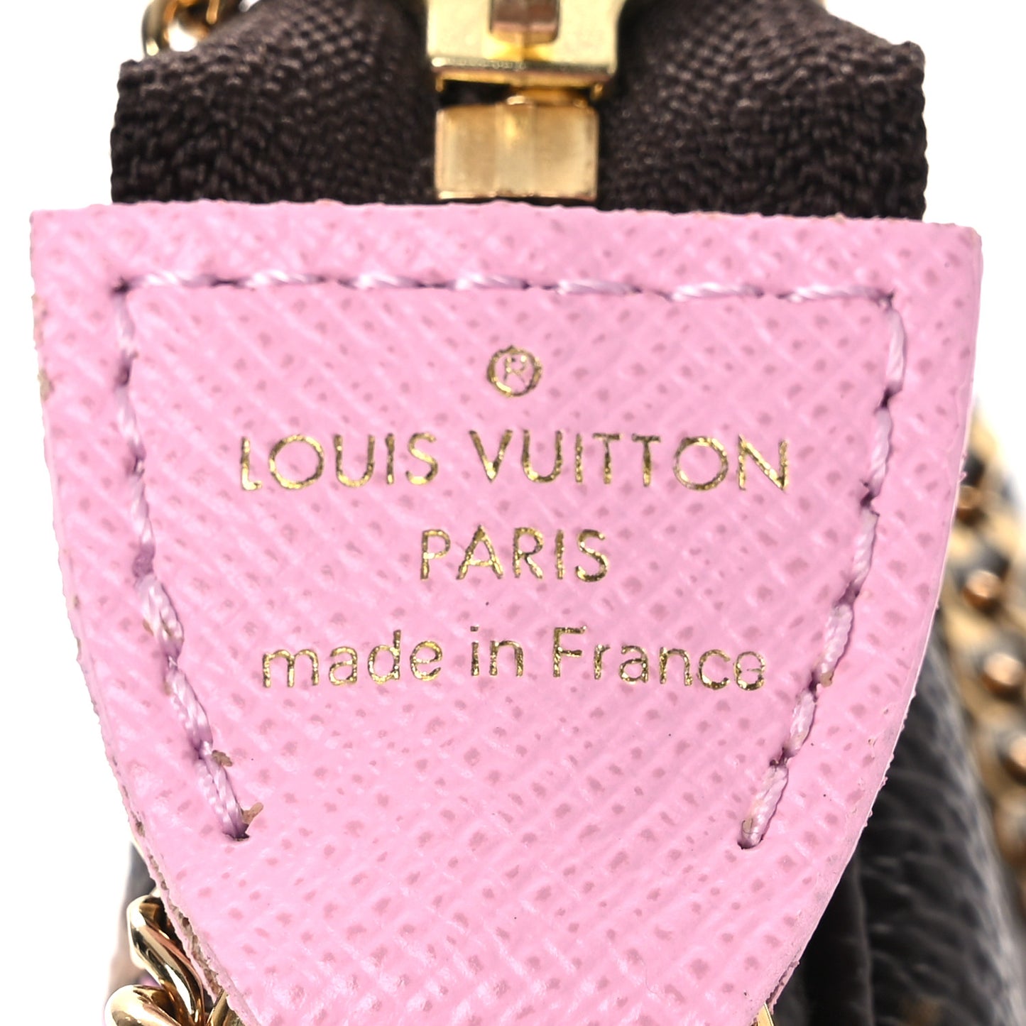 Monogram 2021 Christmas Animation Japanese Garden Mini Pochette Accessories Wisteria Pink