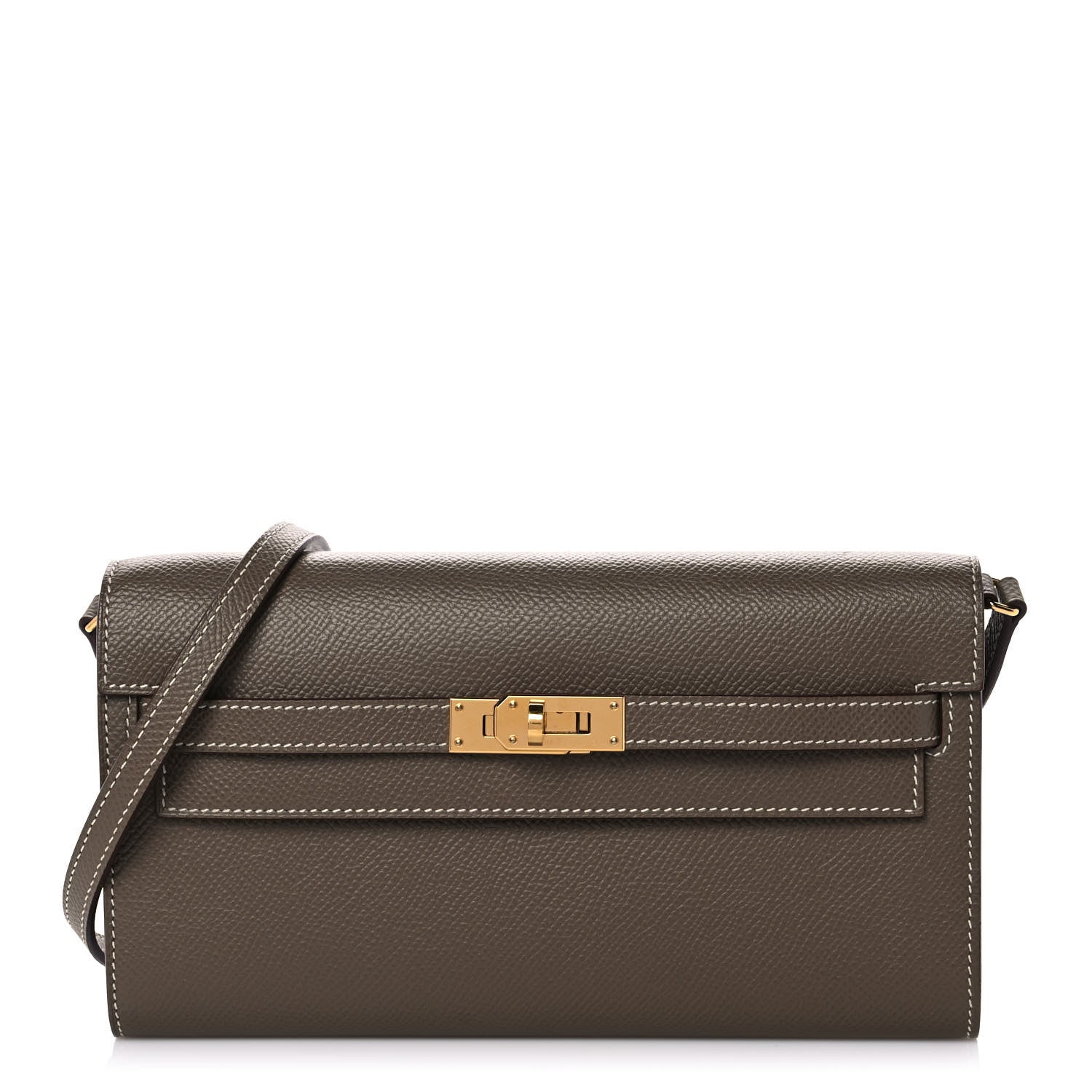 Hermes Epsom Kelly Wallet To Go Etoupe 1 of 10