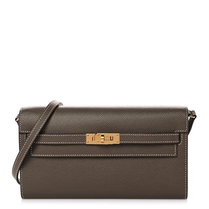 Hermes Epsom Kelly Wallet To Go Etoupe 1 of 10