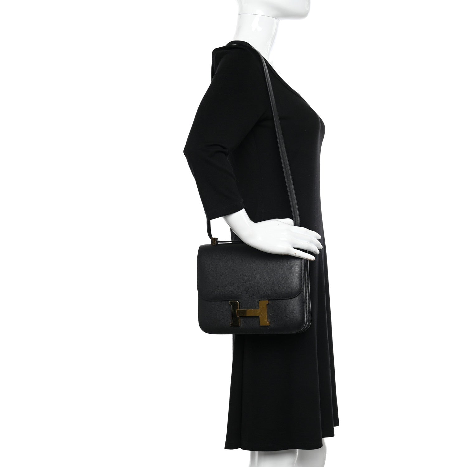 Hermes Epsom Constance 24 Black 2 of 14