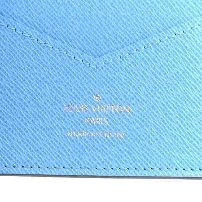 Louis Vuitton Monogram 2021 Christmas Animation China Passport Cover Myosotis Blue 6 of 6