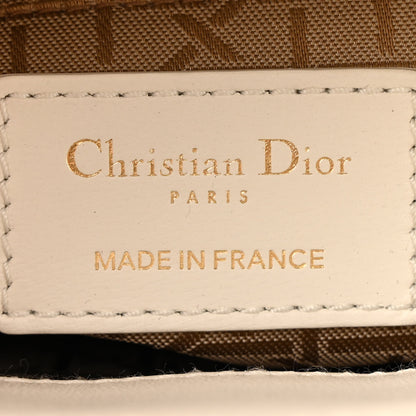 Christian Dior Lambskin Cannage Mini Lady Dior White 6 of 13