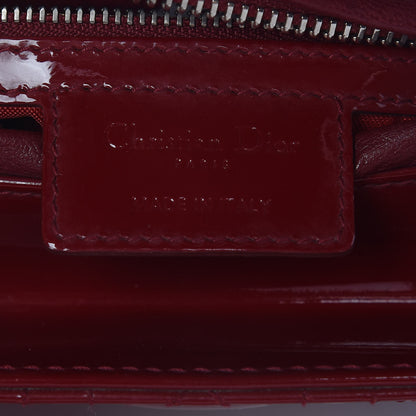 Christian Dior Patent Cannage Medium Lady Dior Red 6 of 10