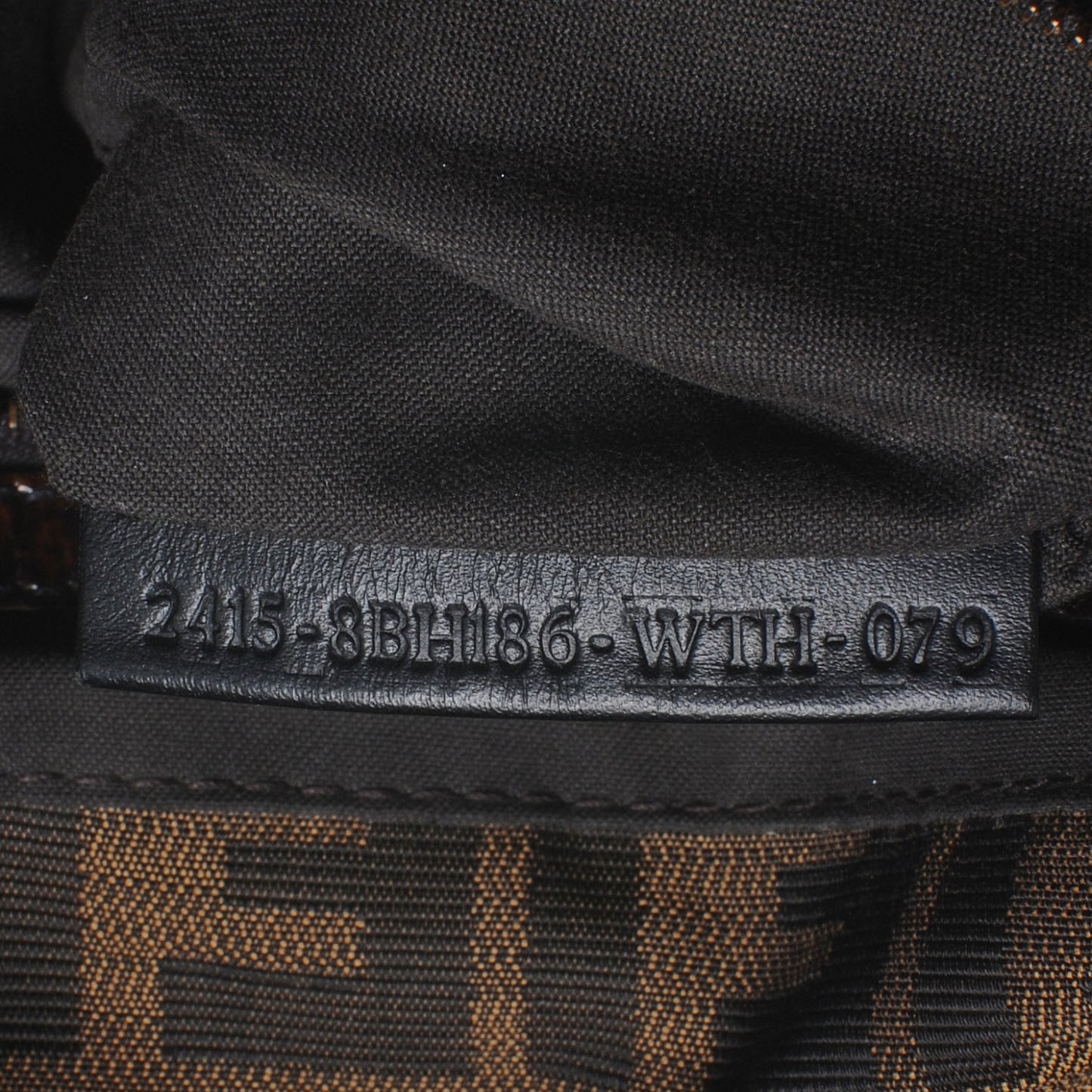 Zucca Patent Large Chef Shopper Tote Tobacco