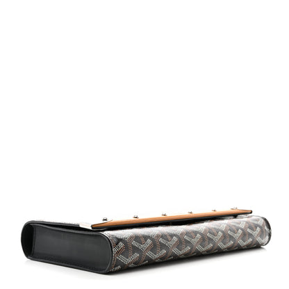 Goyard Goyardine Monte Carlo Bois Clutch With Strap Black 4 of 10