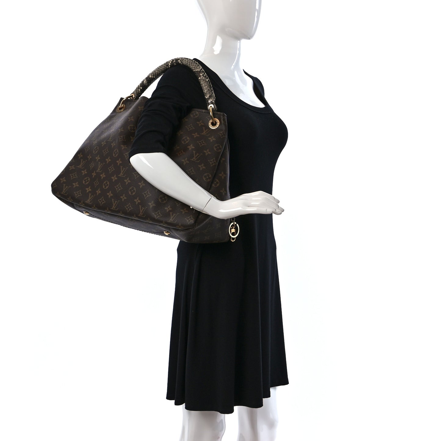 Snakeskin Monogram Artsy MM