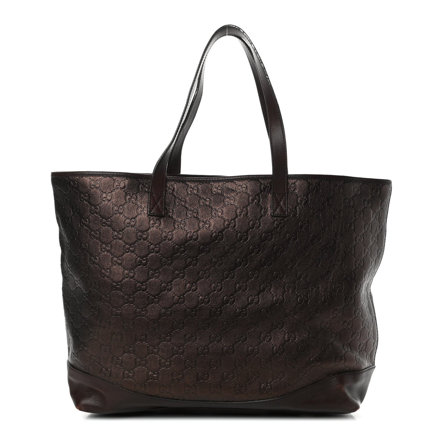 Guccissima Large Tote Bronze